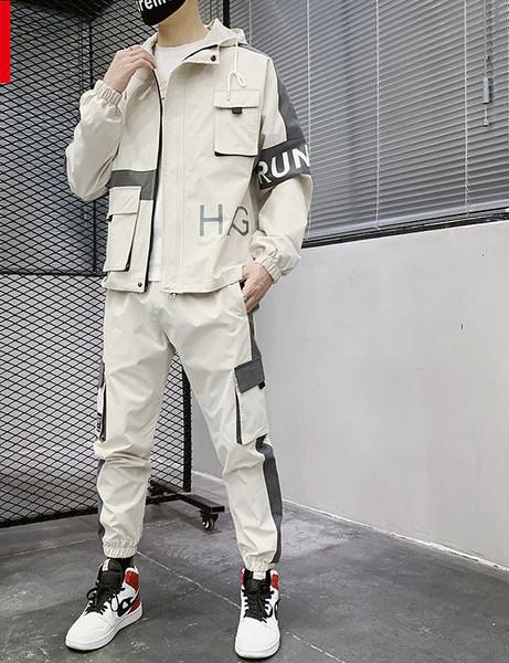 Muški jesenski komplet sa džepovima - dva dijela