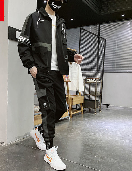 Muški jesenski komplet sa džepovima - dva dijela