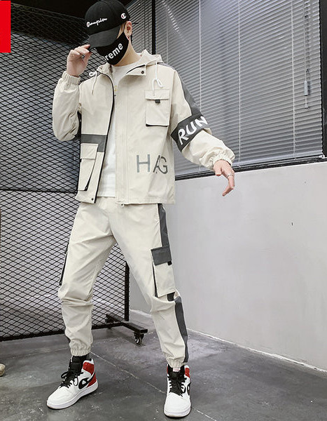 Muški jesenski komplet sa džepovima - dva dijela