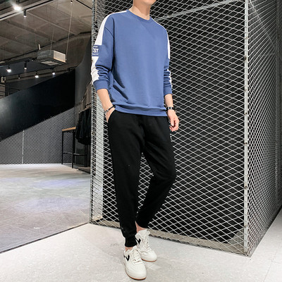 Antarktiszi tavaszi és őszi alkalmi szett 2022-es férfi új koreai változata a divatos hozzáillő fejsport szabadidőszettből