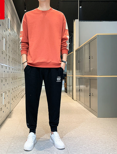 Antarktiszi tavaszi és őszi alkalmi szett 2022-es férfi új koreai változata a divatos hozzáillő fejsport szabadidőszettből