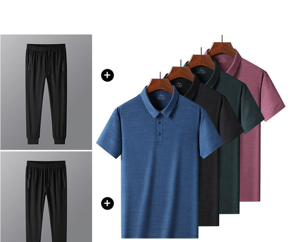 Vīriešu tērps ar klasisku apkakli dažādās krāsās