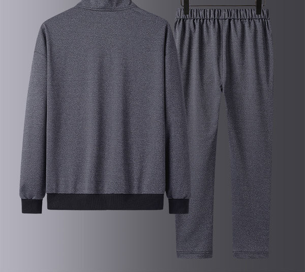 Férfi kétrészes sport szett fűzővel és cipzárral