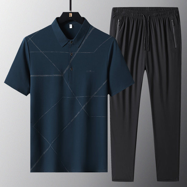 Vīriešu blūzes un bikšu komplekts