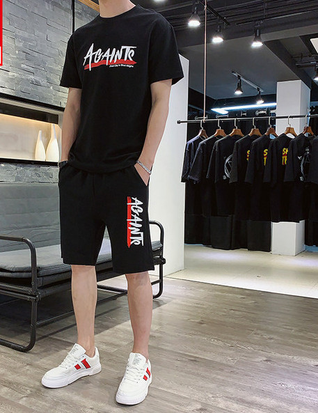 Férfi csapat nyomattal és zsebbel