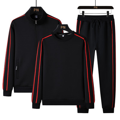 Muško trodijelno odijelo s pasovima