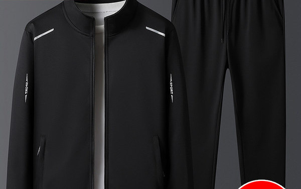 Vīriešu ikdienas tērps ar rāvējslēdzēju