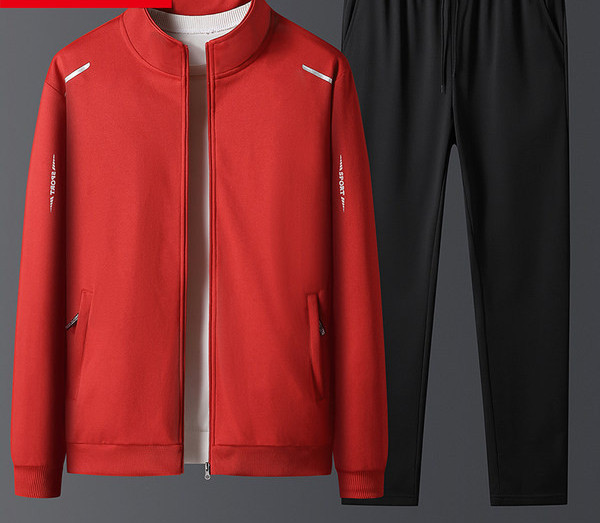 Vīriešu ikdienas tērps ar rāvējslēdzēju