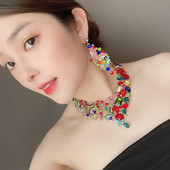 Sieviešu komplekts - kaklarota un auskari