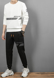 Χαλαρό ανδρικό σετ με γράμματα