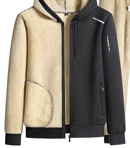 Vīriešu treniņtērps ar kapuci