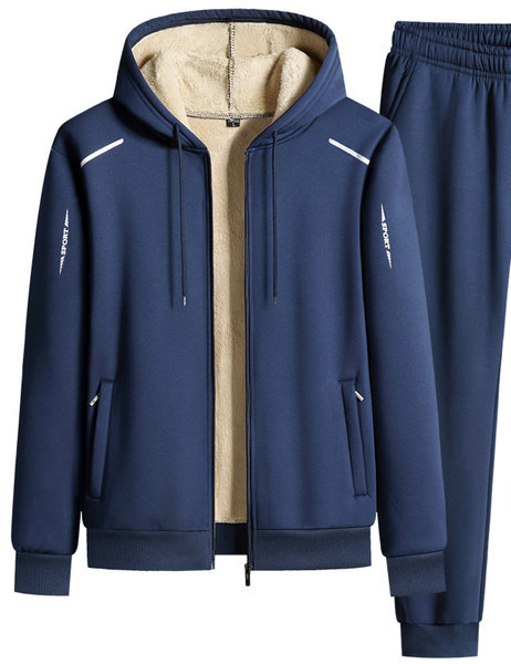 Vīriešu treniņtērps ar kapuci