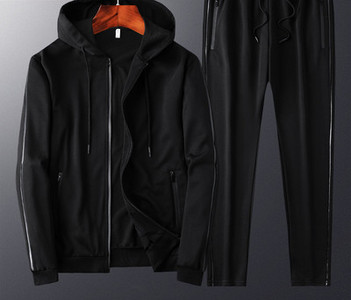 Κλασικό μοντέλο ανδρικό αθλητικό σετ με κουκούλα και κορδόνια