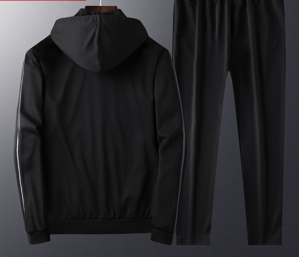 Κλασικό μοντέλο ανδρικό αθλητικό σετ με κουκούλα και κορδόνια