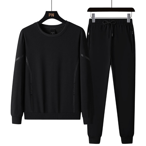 Sportisks vīriešu divdaļīgs ar apdruku un mežģīnēm