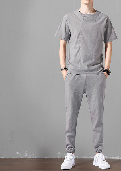 Alkalmi férfi póló és alsó garnitúra