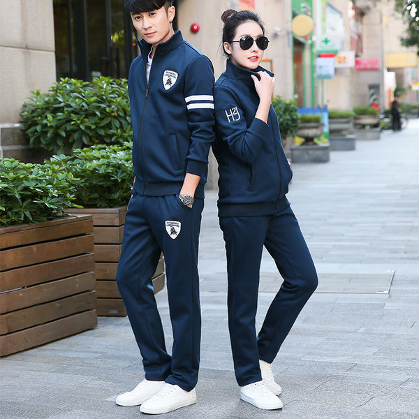 Modes vīriešu divdaļīgs sporta apģērbs ar logotipu