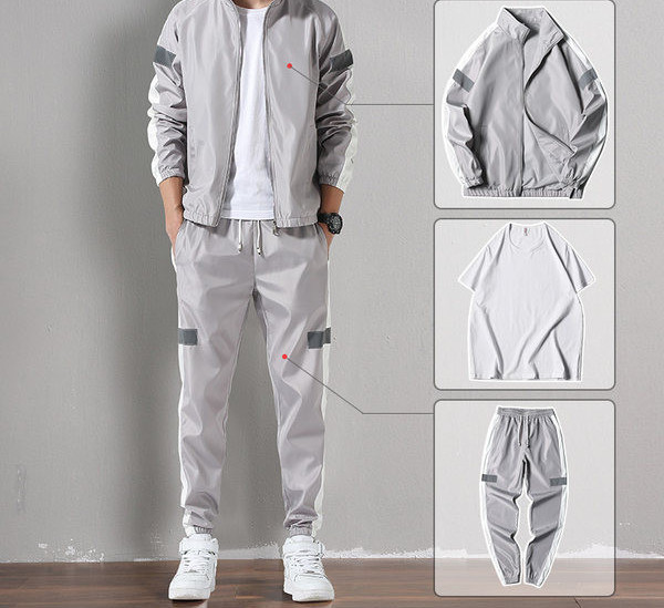 Mūsdienīgs trīsdaļīgs sporta tērps