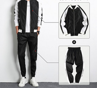 Ikdienas vīriešu divdaļīgs tērps