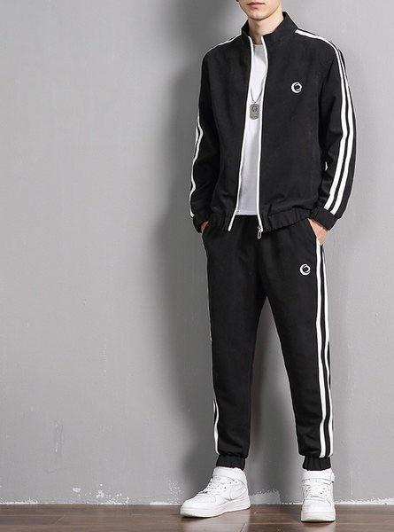 Sportisks vīriešu divdaļīgs komplekts ar caurulēm