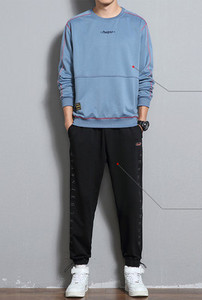 Ikdienas vīriešu blūzes un apakšas komplekts