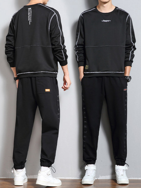 Ikdienas vīriešu blūzes un apakšas komplekts