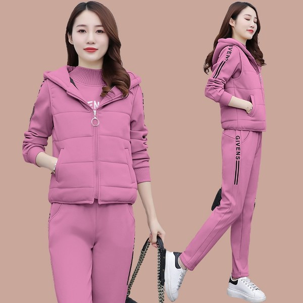 Sieviešu trīsdaļīgs apdrukāts tērps