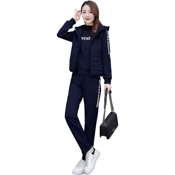 Rudens-ziemas sieviešu trīsdaļīgs komplekts