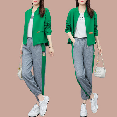 Moderns sieviešu divdaļīgs tērps ar ovālu kakla izgriezumu