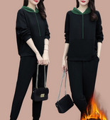 Γυναικείο casual φόρμα με κουκούλα