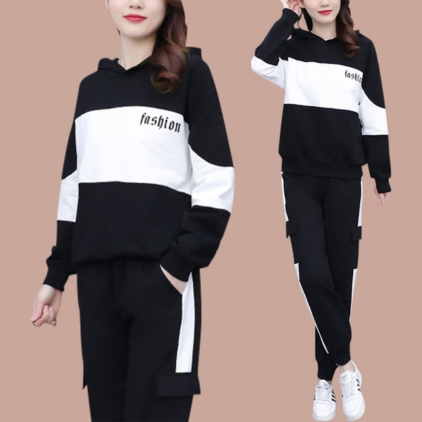 Új modell női kétrészes szett kapucnival és fűzővel