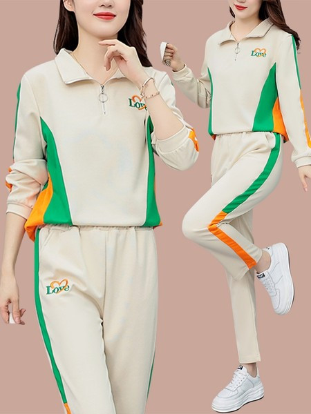 Γυναικείο σετ δύο τεμαχίων casual κέντημα