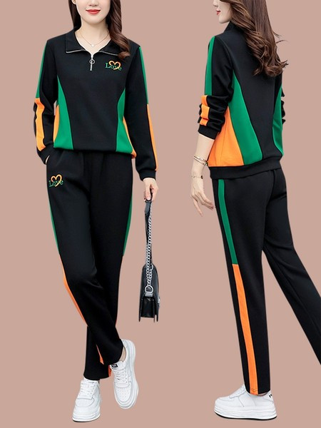 Γυναικείο σετ δύο τεμαχίων casual κέντημα