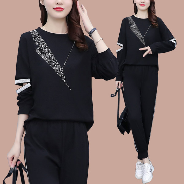 Γυναικεία Casual Stoned Μπλούζα και Σετ πάτου