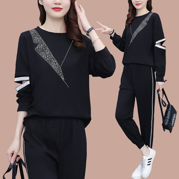 Γυναικεία Casual Stoned Μπλούζα και Σετ πάτου