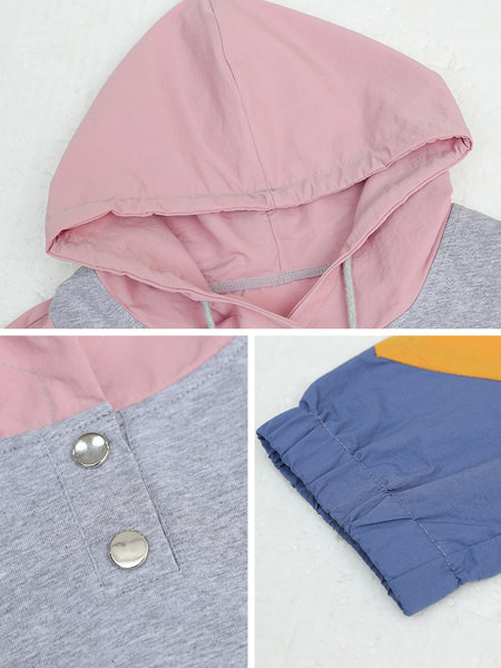 Γυναικείο μοντέρνο σετ  με κουκούλα και κορδόνια