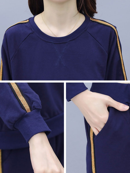 Kétrészes női alkalmi szett csövekkel