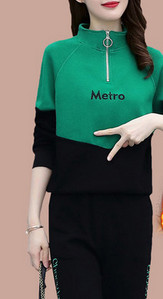 Γυναικεία σετ με φερμουάρ σε διάφορα χρώματα