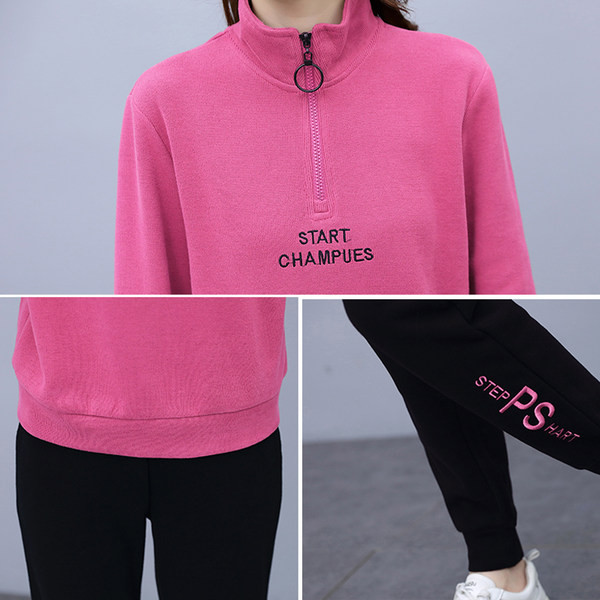 Γυναικεία σετ με φερμουάρ σε διάφορα χρώματα