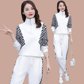 Sieviešu divdaļīgs komplekts ar rāvējslēdzēju un kabatas sporta modeli