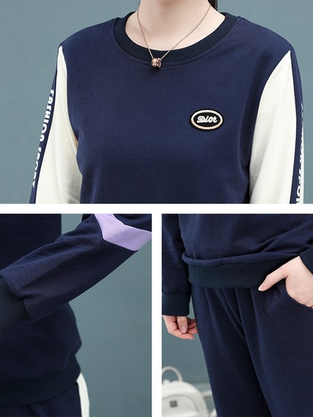 Ležerni ženski dvodijelni komplet - bluza i donji dio