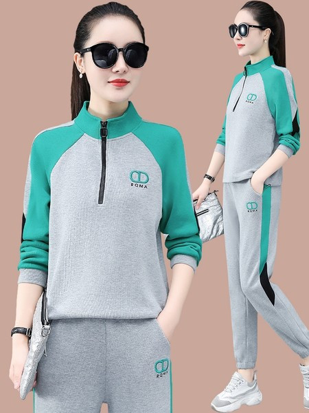 Γυναικείο σετ  σε δύο μέρη  με casual σχέδιο με φερμουάρ