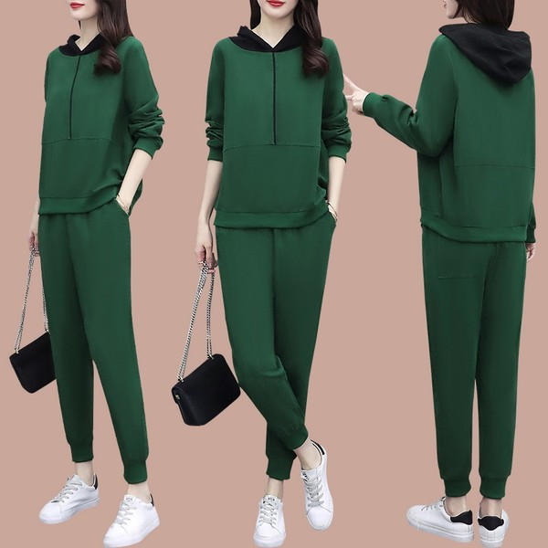 Ikdienas sieviešu divdaļīgs komplekts