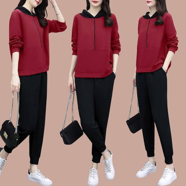 Ikdienas sieviešu divdaļīgs komplekts