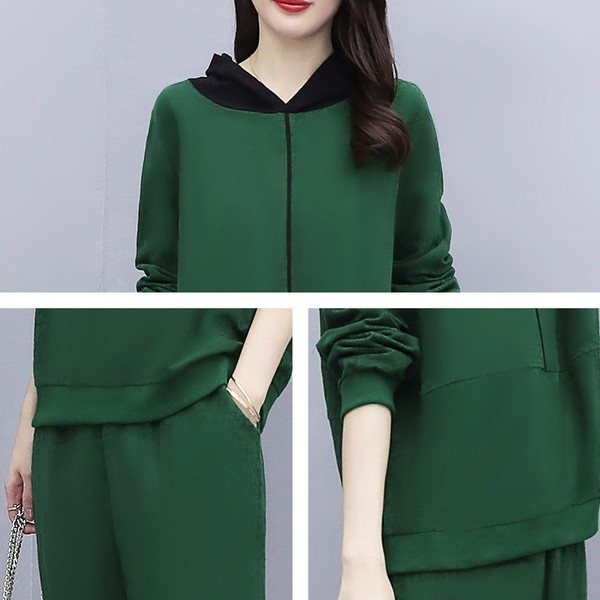 Ikdienas sieviešu divdaļīgs komplekts