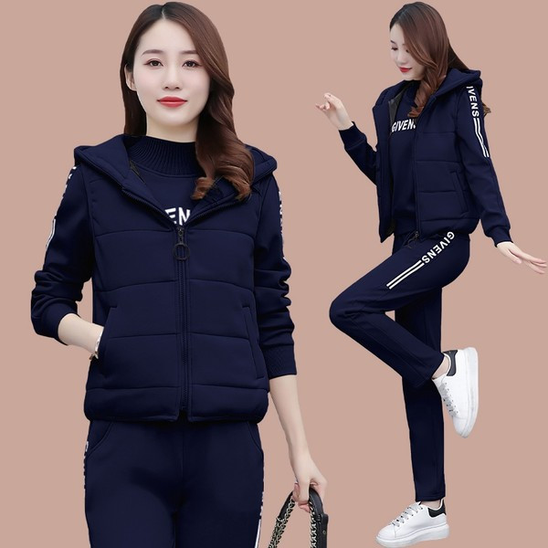 Sieviešu trīsdaļīgs komplekts ar uzrakstiem