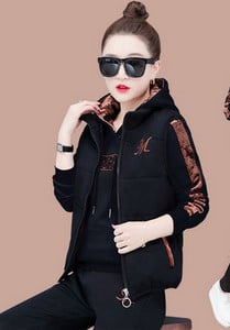 Női alkalmi háromrészes ruha - alsó, felső és mellény