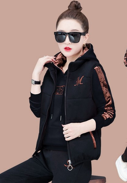 Női alkalmi háromrészes ruha - alsó, felső és mellény