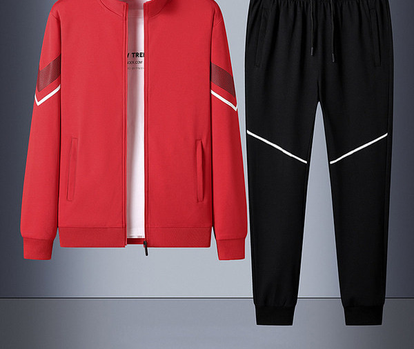 Letisztult modell kétrészes férfi sportruha