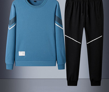 Vīriešu divdaļīgs logotipa sporta komplekts